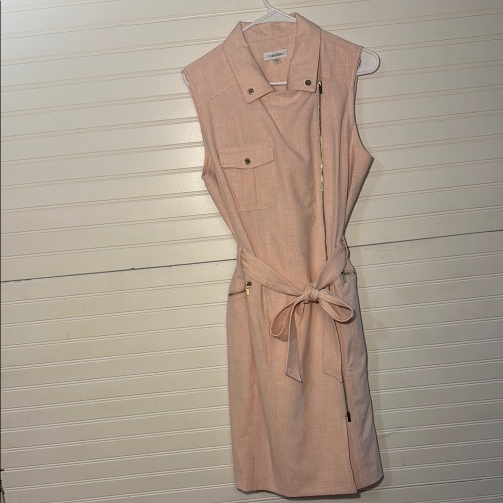 Calvin Klein Pink Sleeveless Dress